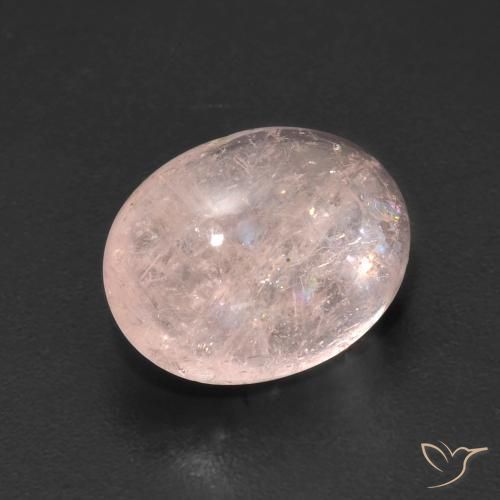 Morganita Rosa Flamingo Natural 3.86ct, oval, Transparente
