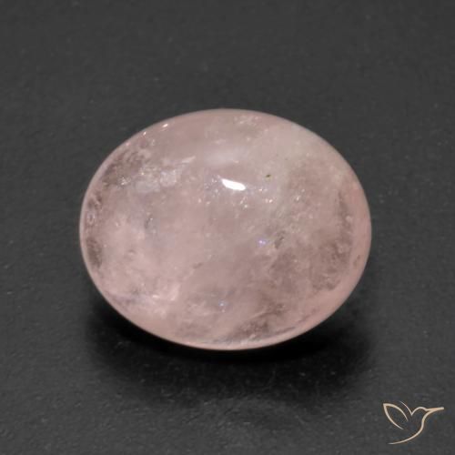 4.47ct Natural Rosa Flamingo Morganita, oval, Transparente