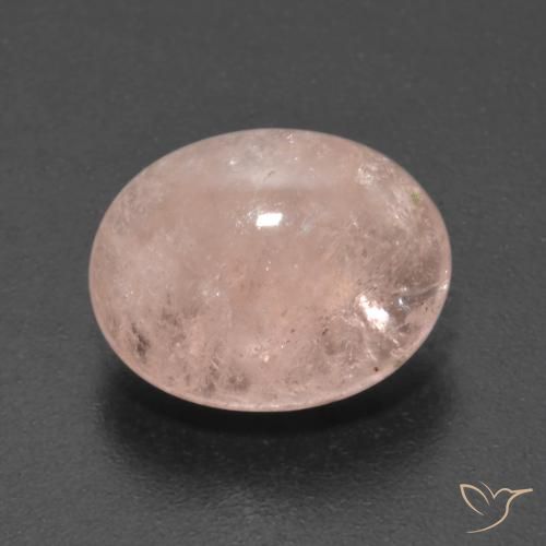 5.27ct Natural Rosa salmão Morganita, oval, Transparente