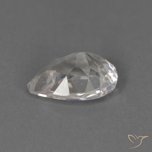 Morganita Rosa bem claro Natural 0.52ct, Formato de pêra, VS