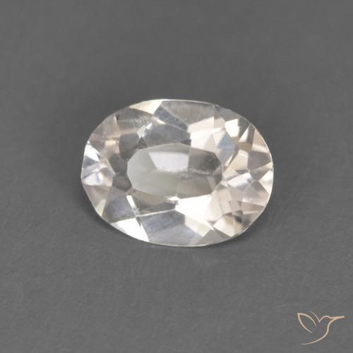 0.41ct Natural Rosa bem claro Morganita, oval, VVS-VS