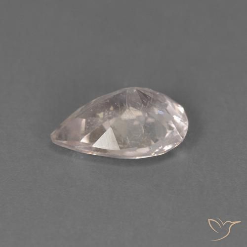 Morganita Rosa bem claro Natural 0.59ct, Formato de pêra, SI