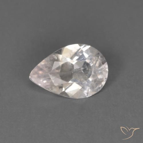 0.34ct Natural Rosa Flamingo Morganita, Formato de pêra, SI