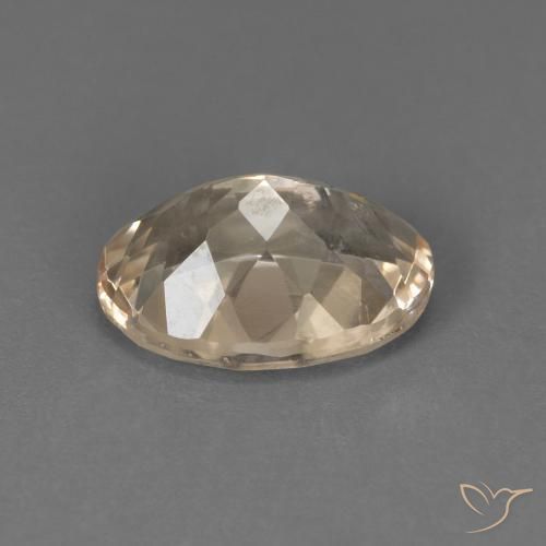 Morganita Light Neutral Orange Natural 1.17ct, oval, VS