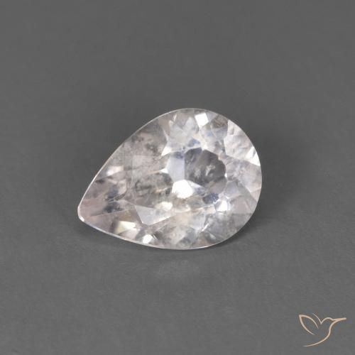0.53ct Natural Rosa bem claro Morganita, Formato de pêra, SI