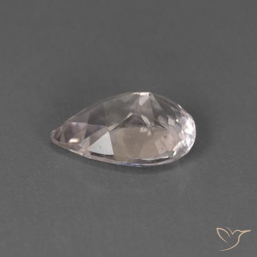 Morganita Rosa salmão Natural 0.65ct, Formato de pêra, VS