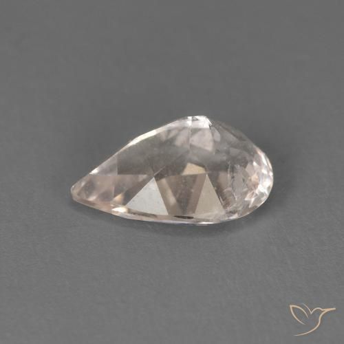 Morganita Rosa salmão Natural 0.82ct, Formato de pêra, SI