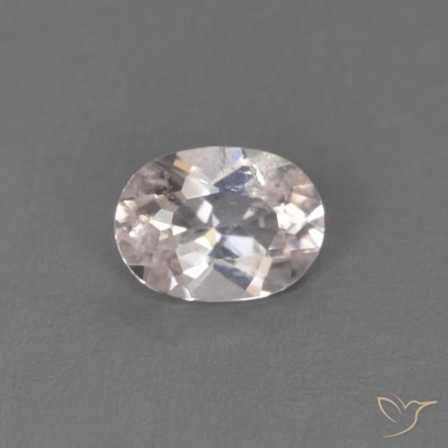0.32ct Natural Rosa salmão Morganita, oval, VS