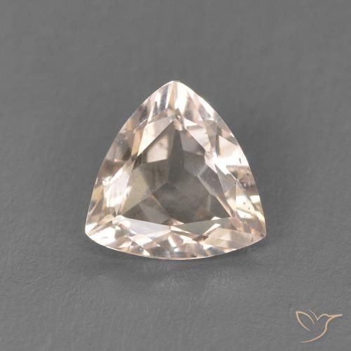 0.47ct Natural rosa médio Morganita, Trilhão, VS