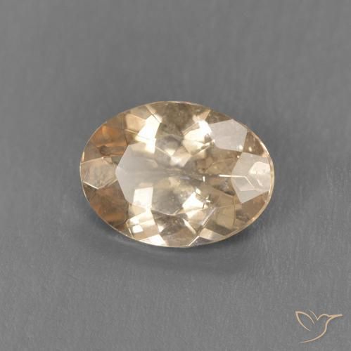 Morganita Laranja claro Natural 0.88ct, oval, VS