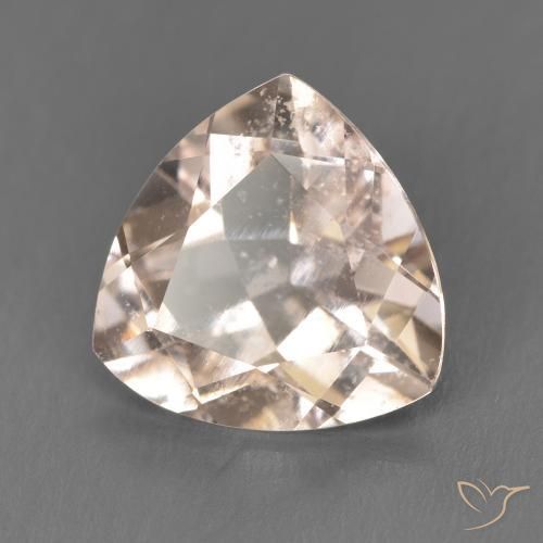 Morganita Medium Light-Pink Natural 3.53ct, Trilhão, VS