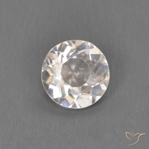 0.33ct Natural Rosa bem claro Morganita, Redondo, VS