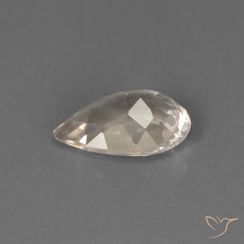 Morganita Rosa bem claro Natural 0.52ct, Formato de pêra, VS
