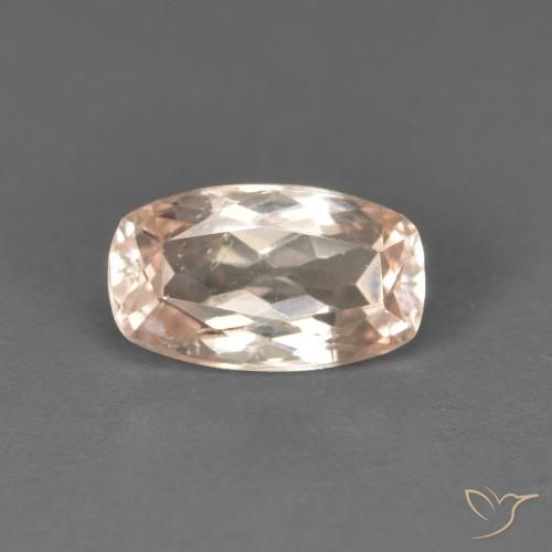 0.74ct Natural Rosa bem claro Morganita, Almofada, VS