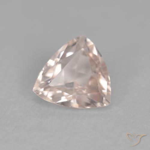 Morganita Medium Light-Pink Natural 0.37ct, Trilhão, VVS-VS