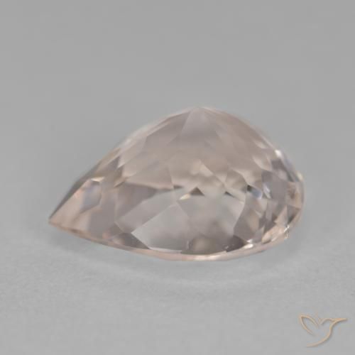 Morganita Rosa salmão Natural 3.35ct, Formato de pêra, VVS-VS