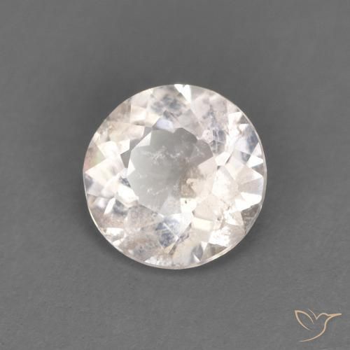 Morganita Rosa bem claro Natural 0.45ct, Redondo, VS