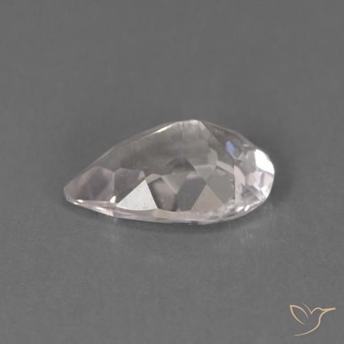 Morganita Rosa bem claro Natural 0.51ct, Formato de pêra, VS
