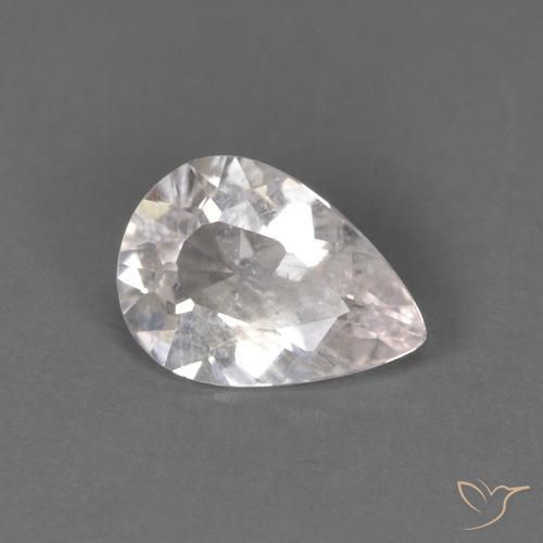 Morganita Rosa bem claro Natural 0.42ct, Formato de pêra, VS