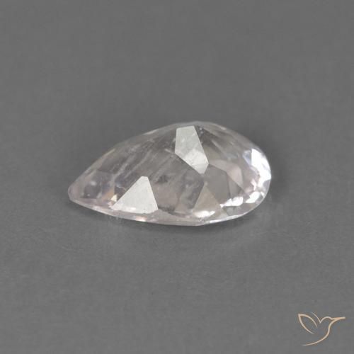 Morganita Rosa bem claro Natural 0.42ct, Formato de pêra, VS