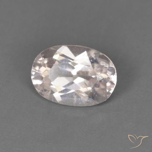 Morganita Rosa bem claro Natural 0.53ct, oval, VS