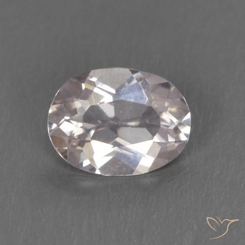 0.34ct Natural Luz rosa Morganita, oval, VS