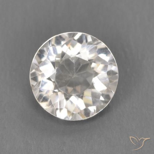 0.53ct Natural Rosa bem claro Morganita, Redondo, VVS-VS