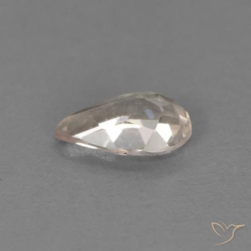 Morganita Rosa salmão Natural 0.32ct, Formato de pêra, VVS-VS