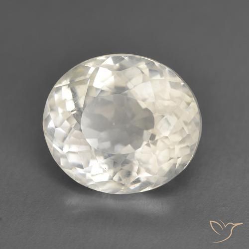 Morganita Pérola Branca Natural 5.60ct, oval, VS