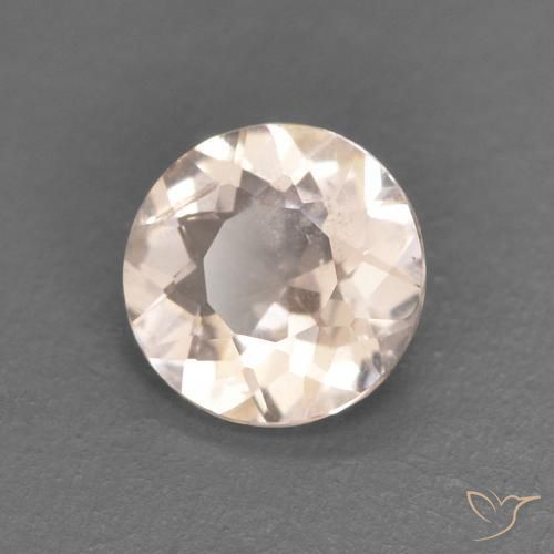 Morganita Rosa bem claro Natural 0.34ct, Redondo, VS