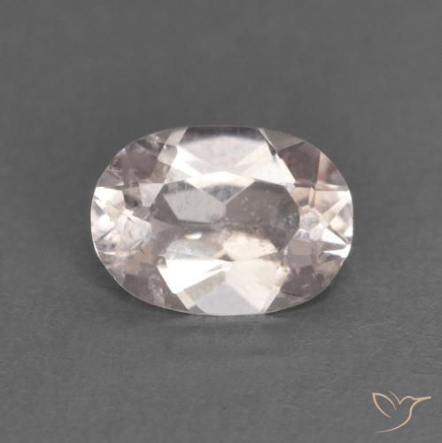 0.48ct Natural Rosa bem claro Morganita, oval, VS
