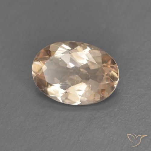 Morganita Laranja claro Natural 0.91ct, oval, VS