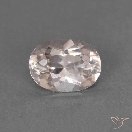 0.44ct Natural Rosa bem claro Morganita, oval, VS