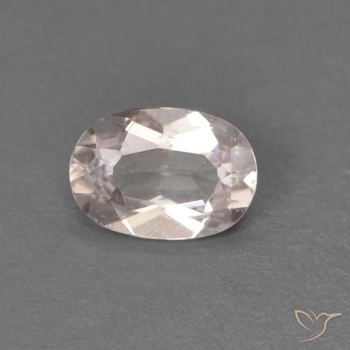 0.36ct Natural Rosa Flamingo Morganita, oval, VS