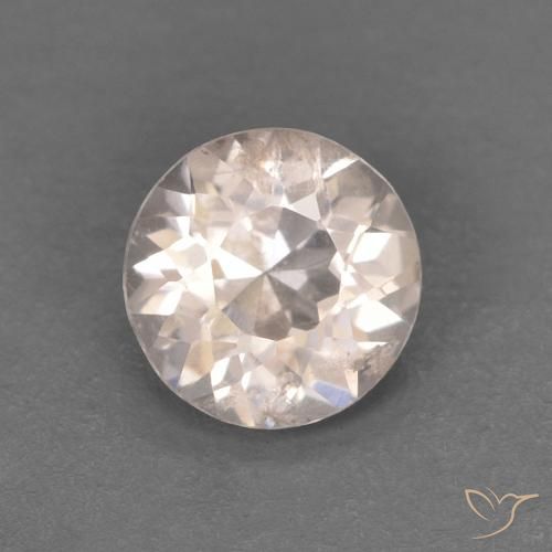 0.31ct Natural Rosa bem claro Morganita, Redondo, VS