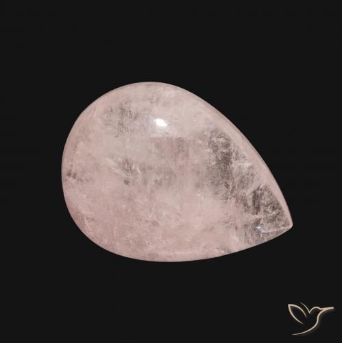 Morganita rosa médio Natural 7.83ct, Formato de pêra, Translúcido