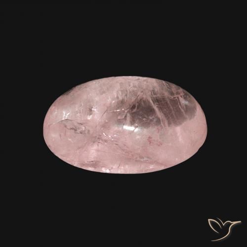 Morganita Rosa Flamingo Natural 5.37ct, oval, Translúcido