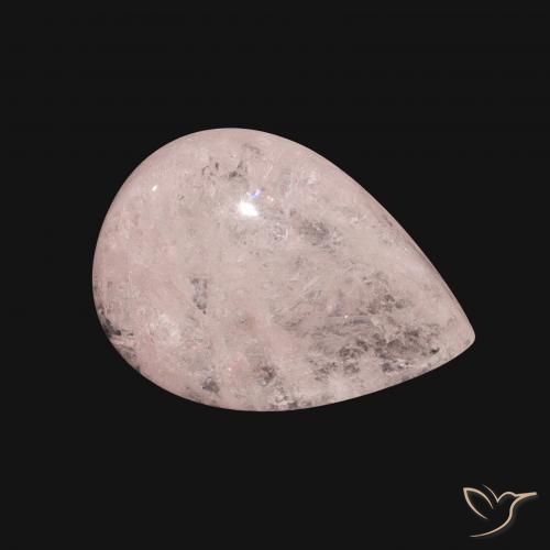 Morganita Luz rosa Natural 6.10ct, Formato de pêra, Translúcido