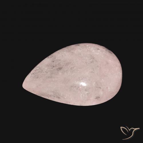 Morganita Luz rosa Natural 6.10ct, Formato de pêra, Translúcido