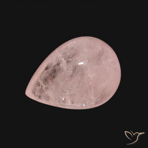 5.44ct Natural Rosa Blush Morganita, Formato de pêra, Translúcido