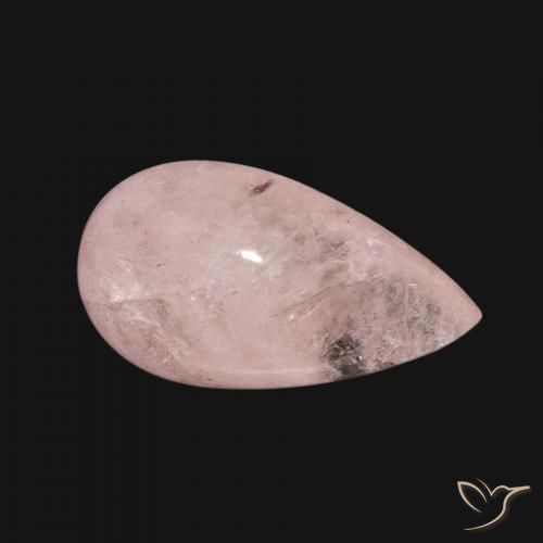 Morganita rosa médio Natural 8.18ct, Formato de pêra, Translúcido