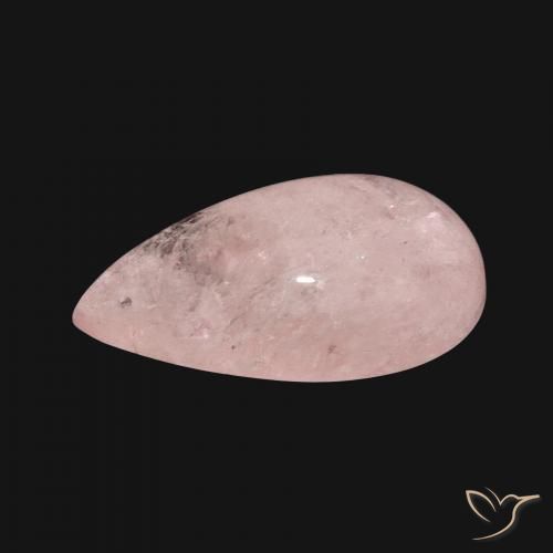 Morganita rosa médio Natural 8.18ct, Formato de pêra, Translúcido