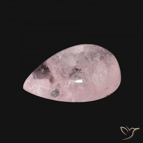 Morganita rosa médio Natural 5.10ct, Formato de pêra, Transparente