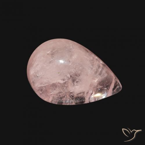 Morganita rosa médio Natural 3.63ct, Formato de pêra, Transparente