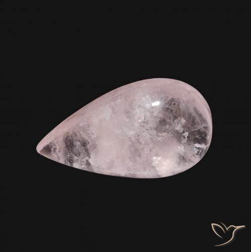 3.35ct Natural Luz rosa Morganita, Formato de pêra, Transparente
