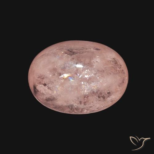 3.55ct Natural Luz rosa Morganita, oval, Transparente