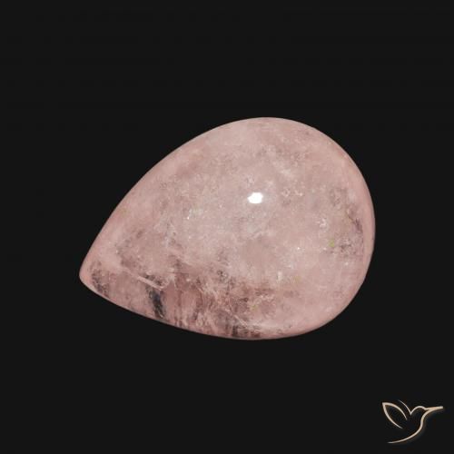 4.18ct Natural Luz rosa Morganita, Formato de pêra, Transparente