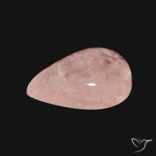 Morganita Luz rosa Natural 3.29ct, Formato de pêra, Transparente