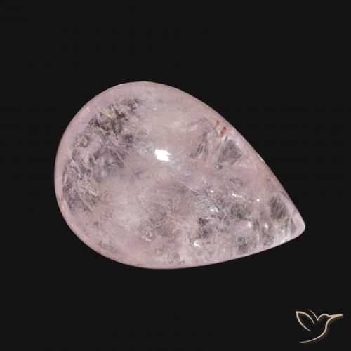 Morganita Luz rosa Natural 4.86ct, Formato de pêra, Transparente