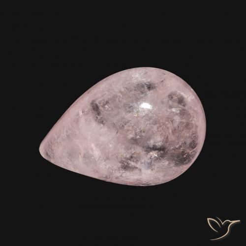4.02ct Natural Rosa Flamingo Morganita, Formato de pêra, Transparente